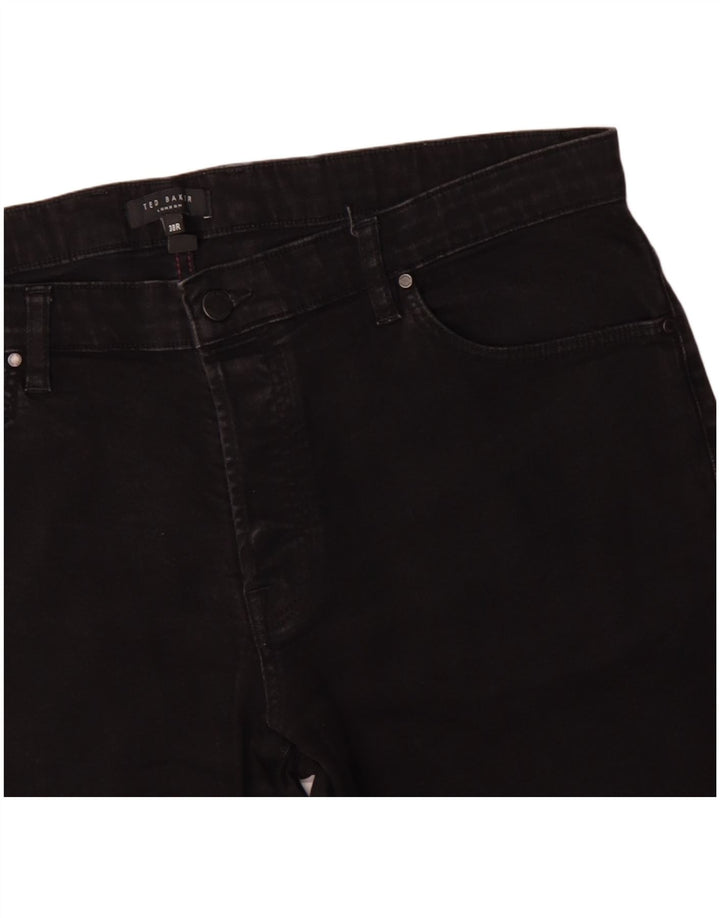 Ted Baker Straight Jeans til mænd W38 L30 Sort