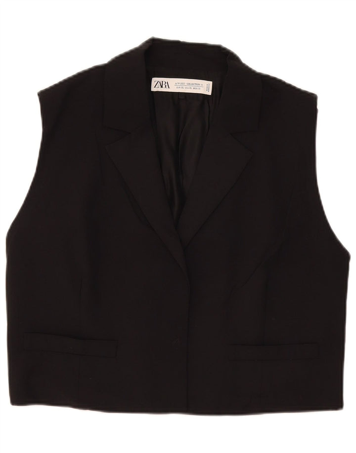 Zara Damevest UK 18 XL Sort Viscose