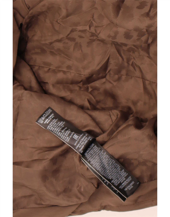 Marks & Spencer Dame Hooded Parka Jacket UK 20 2XL Khaki Polyester