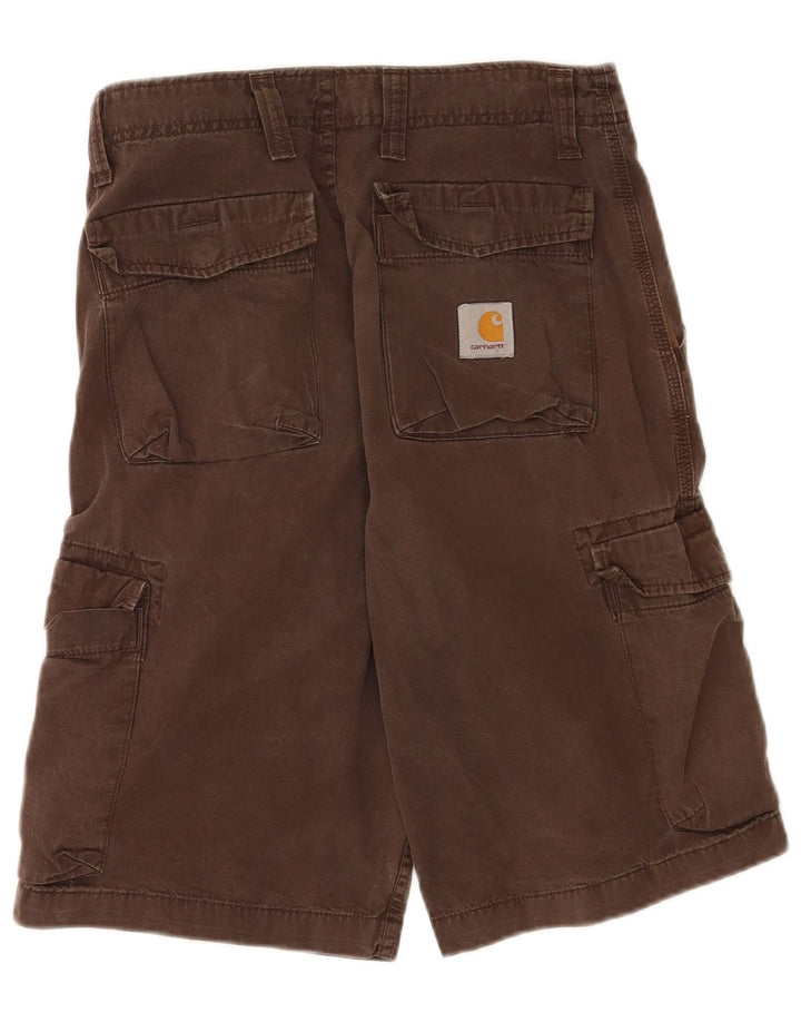 Carhartt Herre Cargo Bermuda Shorts W30 Medium Brun Bomuld