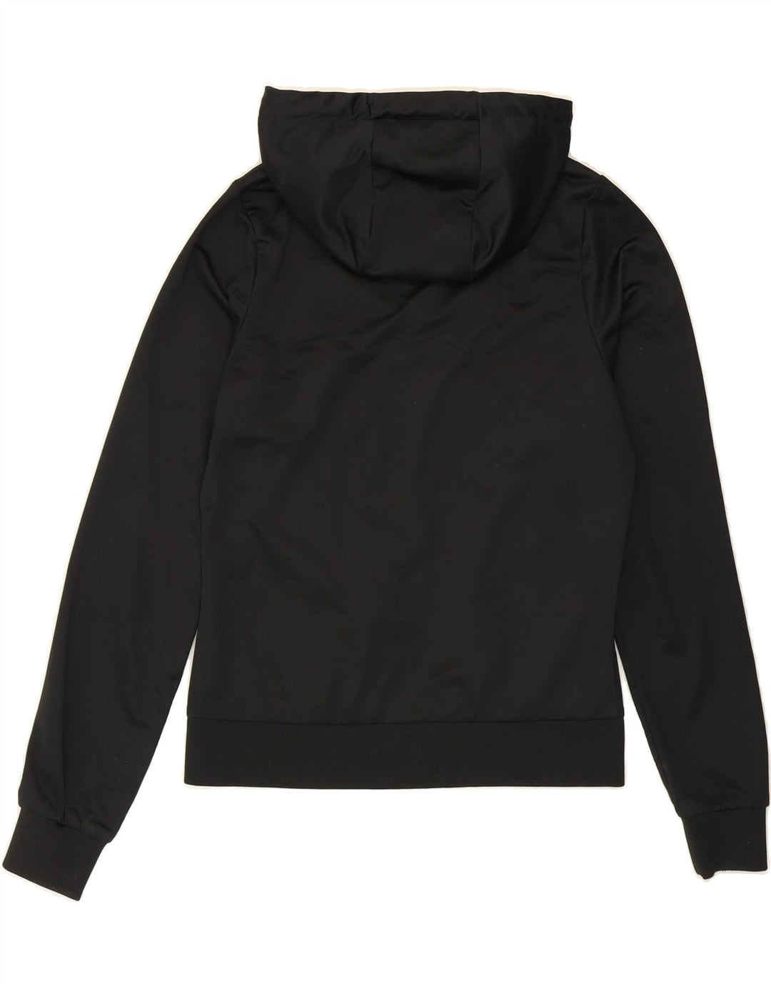 ELLESSE Womens Zip Hoodie Sweater UK 8 Small Black Polyester Vintage Ellesse and Second-Hand Ellesse from Messina Hembry 