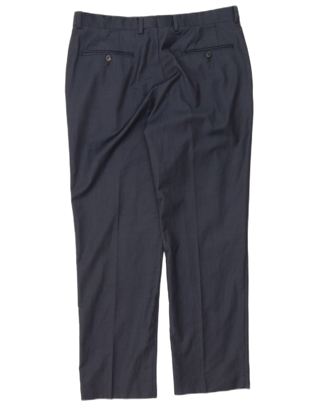 Marks & Spencer Herre Autograph Straight Suit Bukser W34 L29 Navy Blue