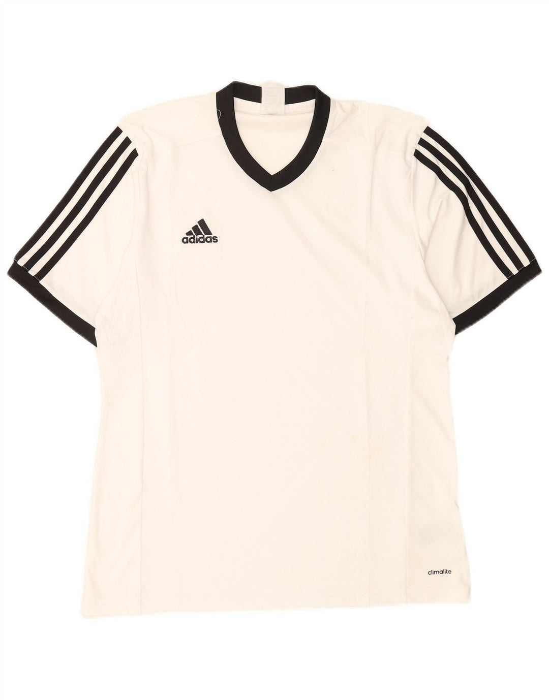 Adidas Herre Climalite T-Shirt Top Stor Hvid Polyester