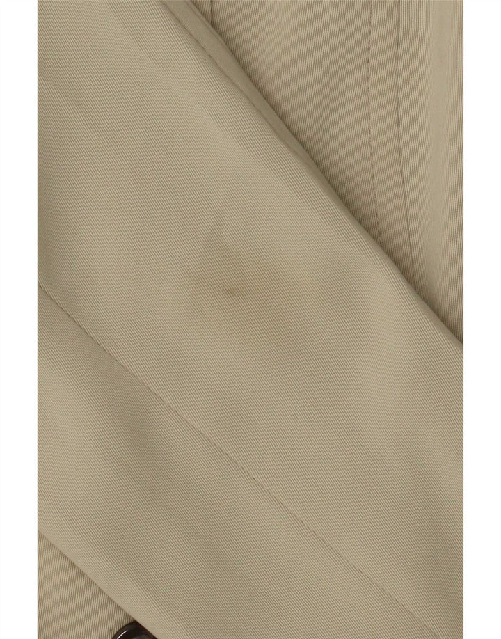 Marks & Spencer Womens Oversized Trench Coat UK 10 Small Beige Polyester