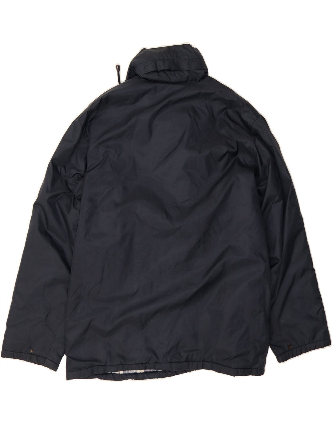VINTAGE Mens Windbreaker Jacket UK 42 XL Navy Blue Polyamide Vintage Vintage and Second-Hand Vintage from Messina Hembry 