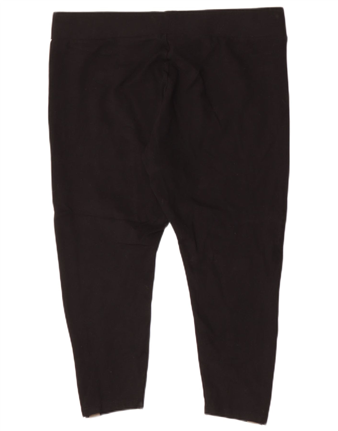 Marks & Spencer Dame Capri Leggings UK 20 2XL Sort Stribet Viscose