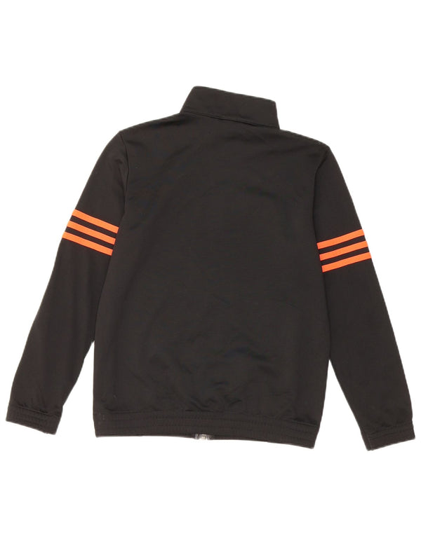 Adidas Drenge Træningsdragt Topjakke 9-10 År Sort Colourblock