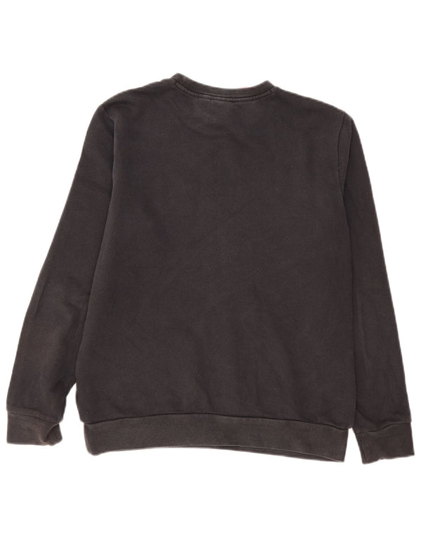 Adidas Boys Graphic Sweatshirt Jumper 13-14 år Sort Bomuld