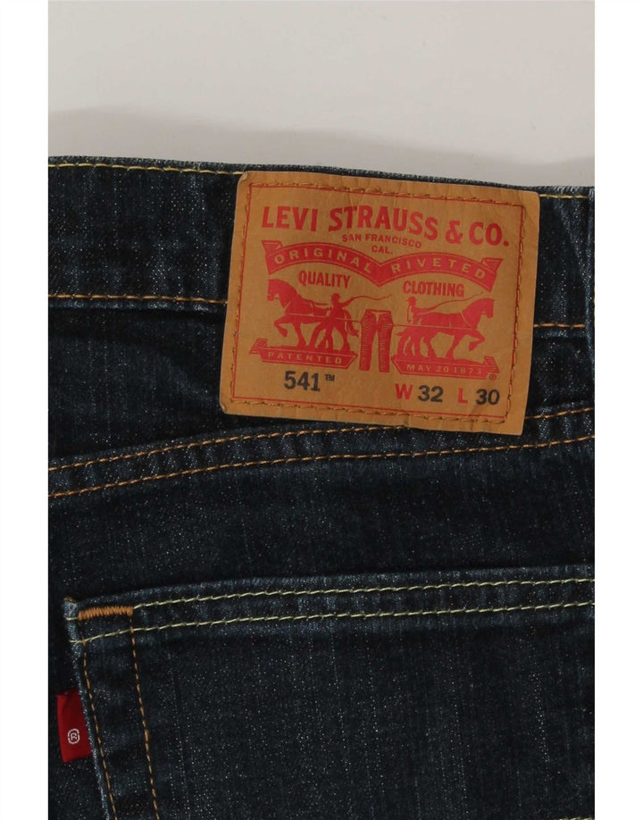 Levi's Herre 541 tilspidsede jeans W32 L27 blå bomuld