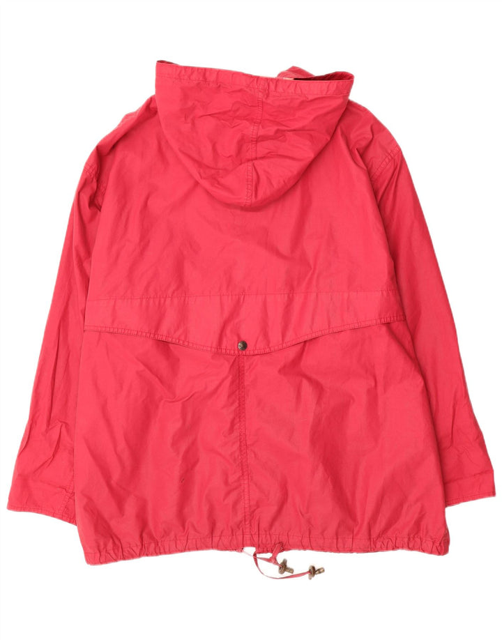 NY PENNY Dame Oversized Hooded Windbreaker Jacket UK 16 Large Red