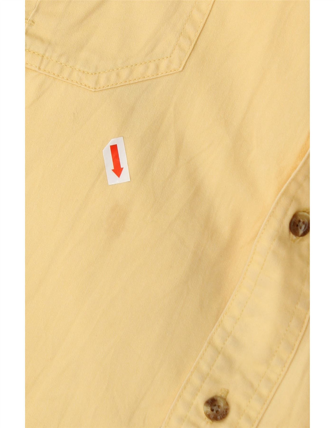 EDDIE BAUER Mens Shirt Large Yellow Cotton Vintage Eddie Bauer and Second-Hand Eddie Bauer from Messina Hembry 