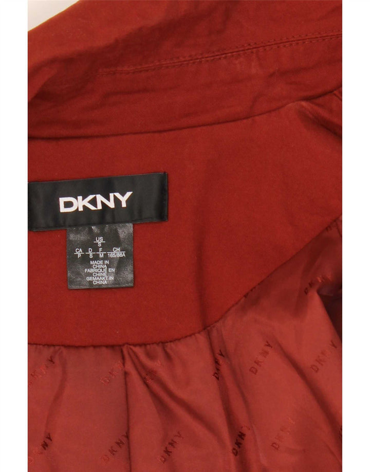 Dkny Womens Open Oversized Overfrakke UK 10 Small Red