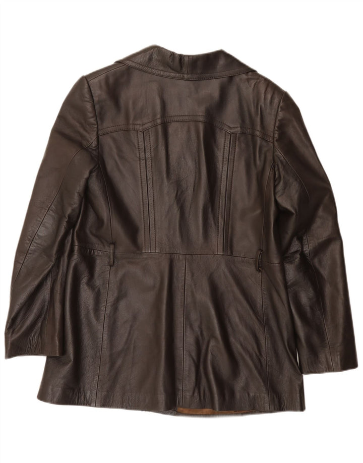 Everest Dame Læderjakke IT 48 XL Brun