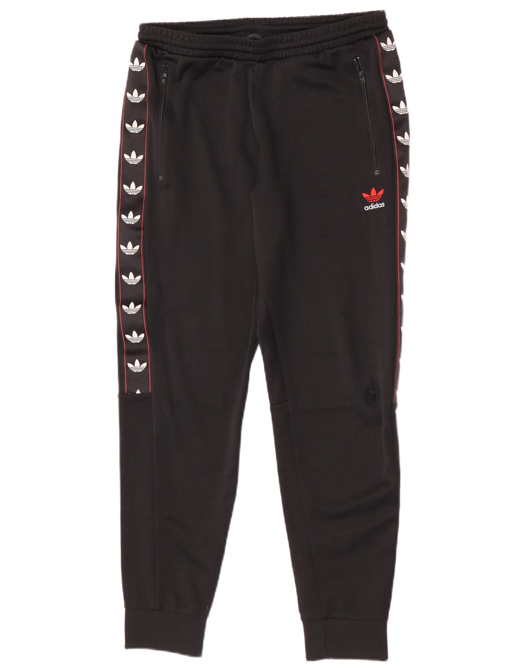 Adidas Herre grafisk træningsdragt Bukser Joggers Medium Sort Colourblock
