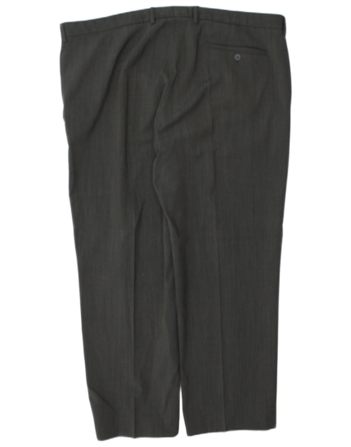 Marks & Spencer Straight Suit Bukser til mænd W44 L30 Grå polyester