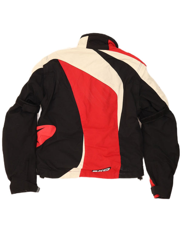 AXO Herre Graphic Racer Jacket UK 42 XL Rød Colourblock Polyamid