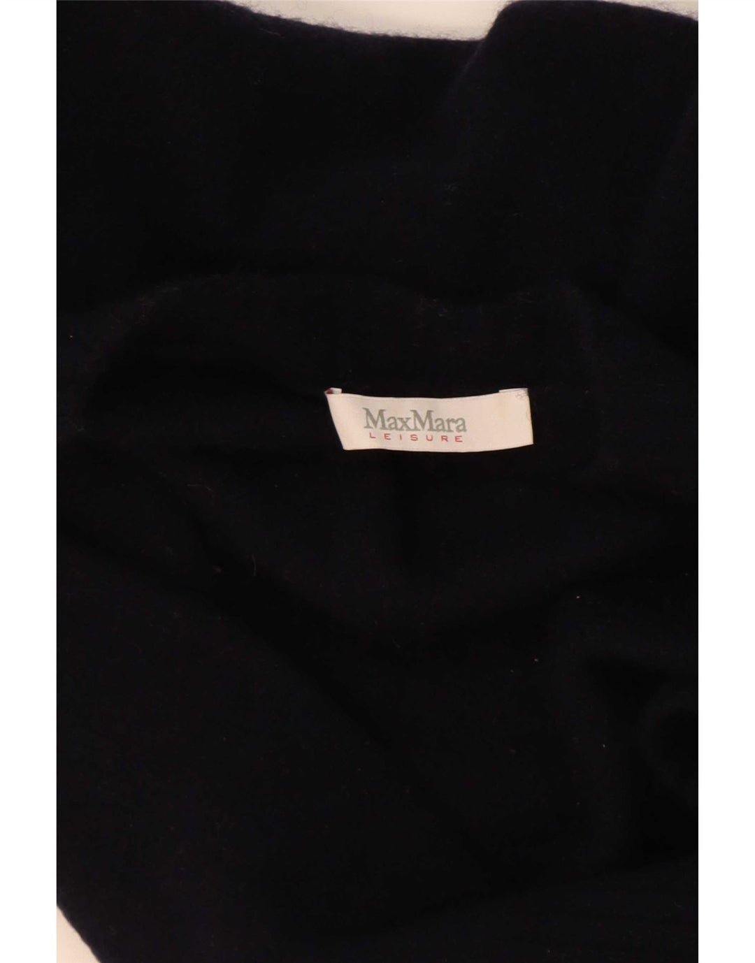 Max Mara Dame Boat Neck Jumper Sweater UK 16 Large Navy Blue