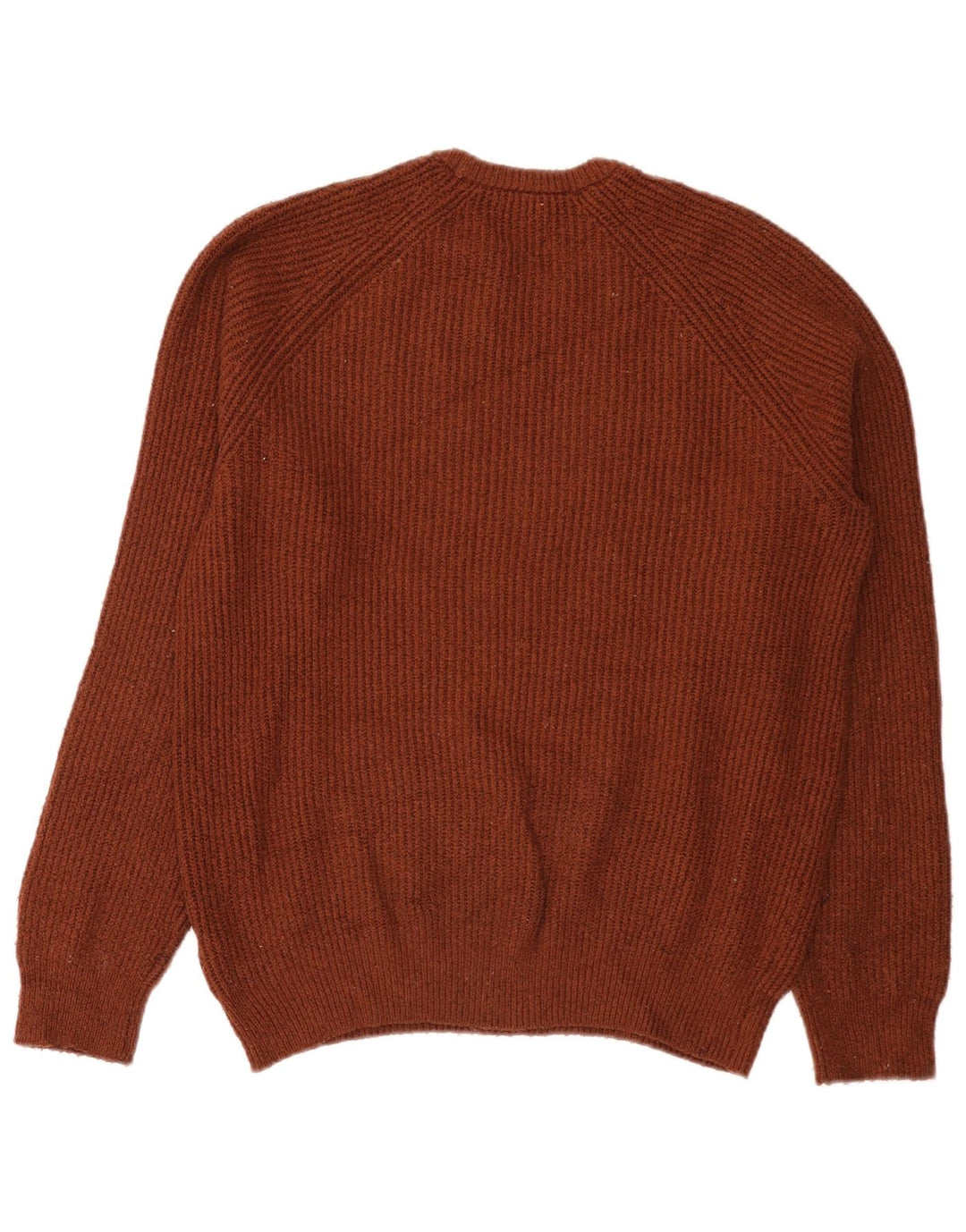 Marks & Spencer Herre sweater med rund hals, medium brun polyamid