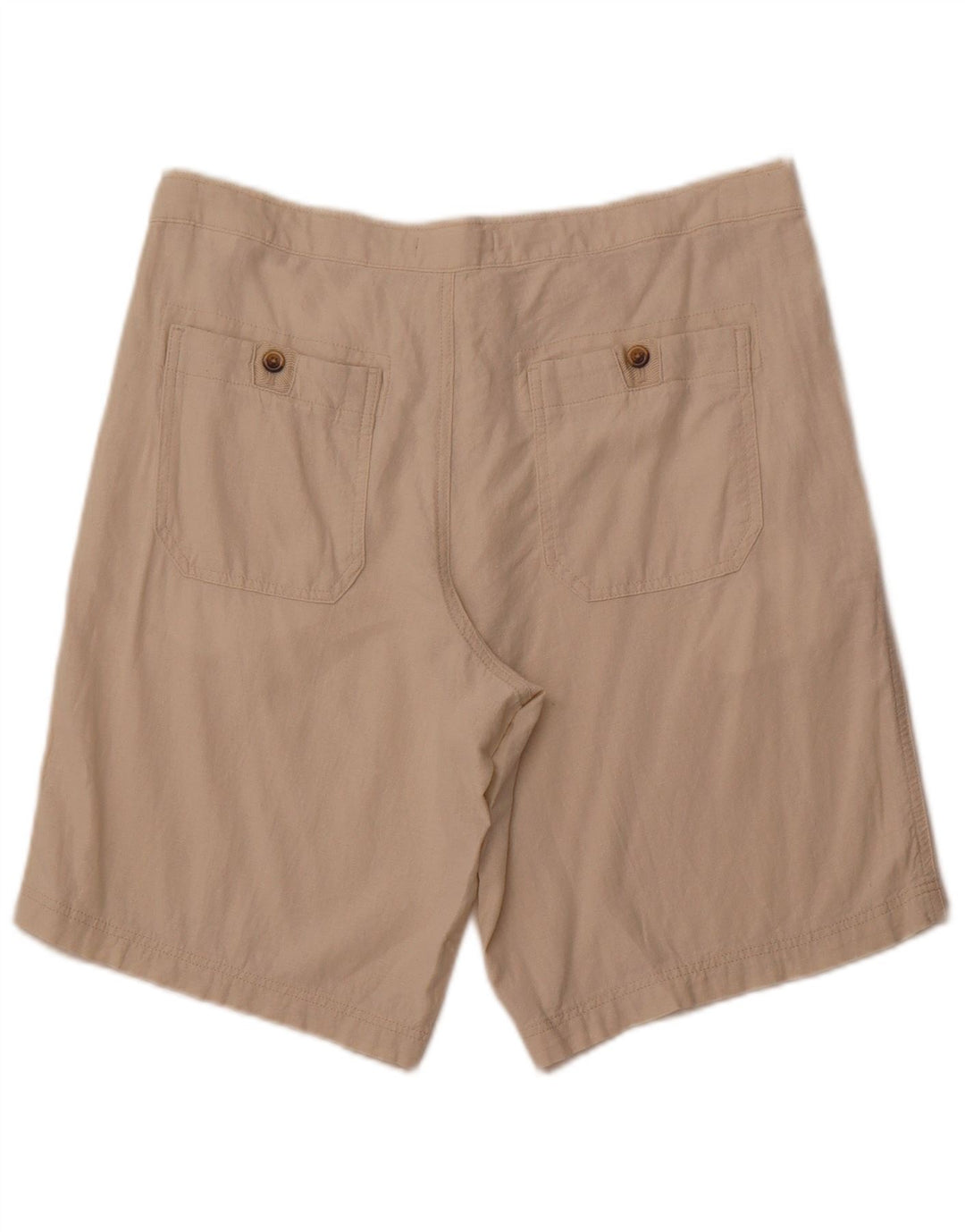MARKS & SPENCER Chino-shorts til mænd W38 XL Beige hør