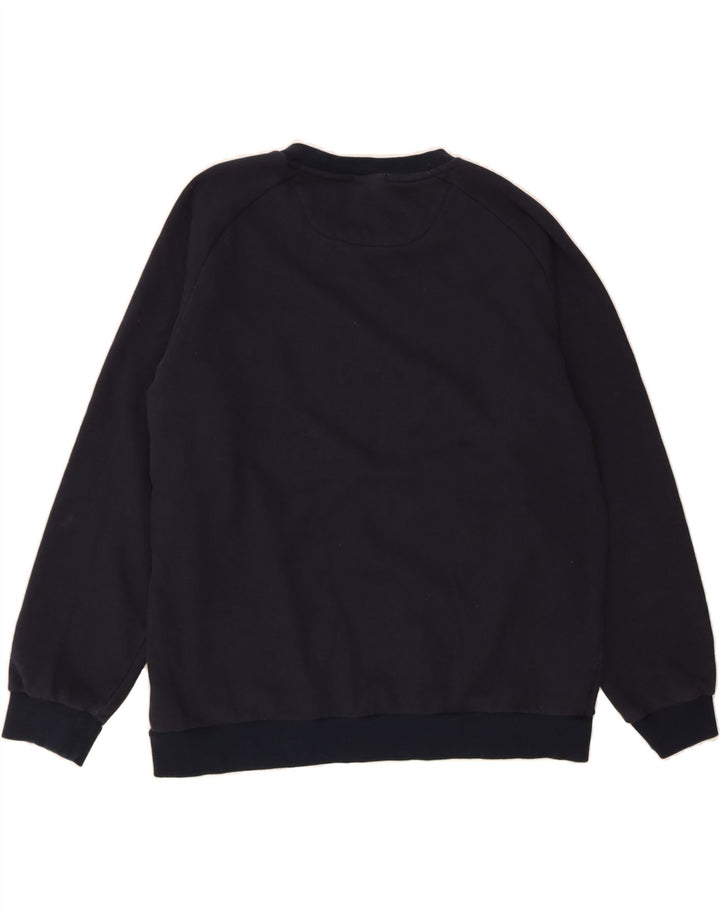 DKNY Womens Sweatshirt Jumper UK 20 2XL Navy Blue Cotton Vintage Dkny and Second-Hand Dkny from Messina Hembry 