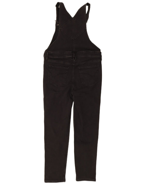 White Stuff Dame Dungarees Skinny Jeans UK 14 Large W36 L28 Black