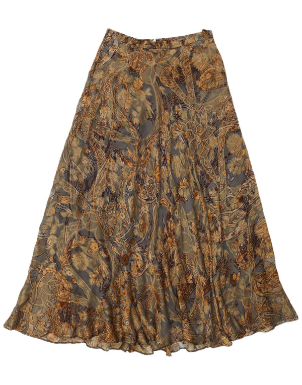 Giorgio Grati Dame Maxi Nederdel W26 Lille flerfarvet Paisley Viscose