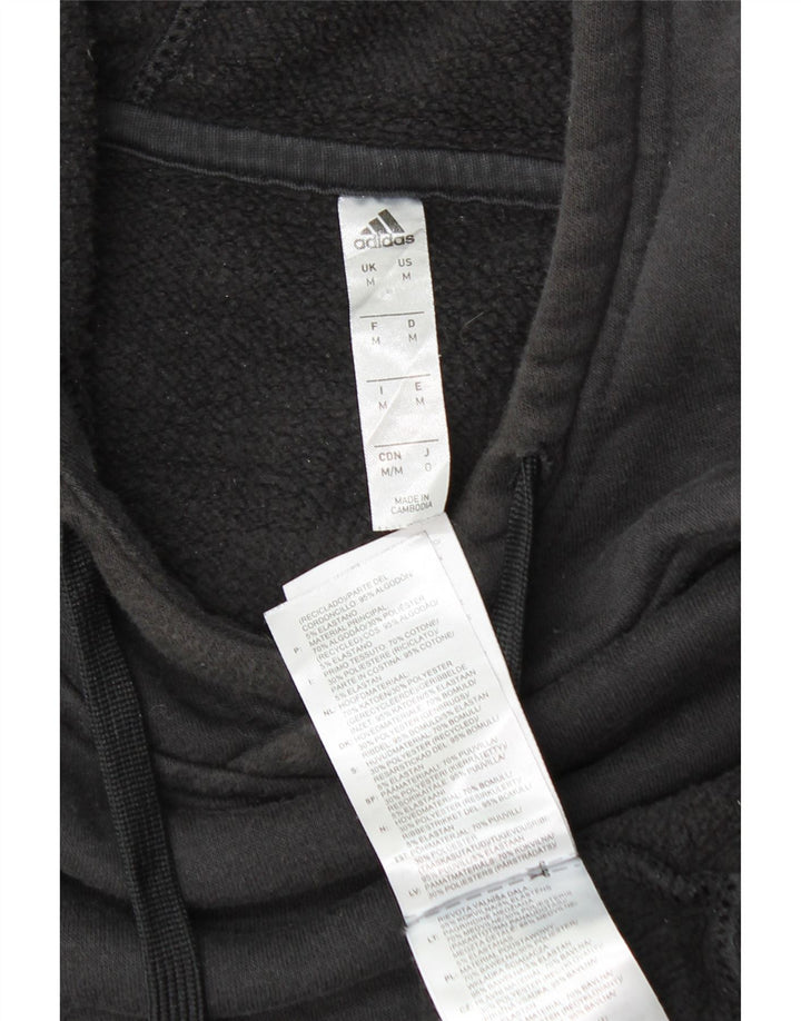Adidas Herre hættetrøje Jumper Medium Sort Bomuld