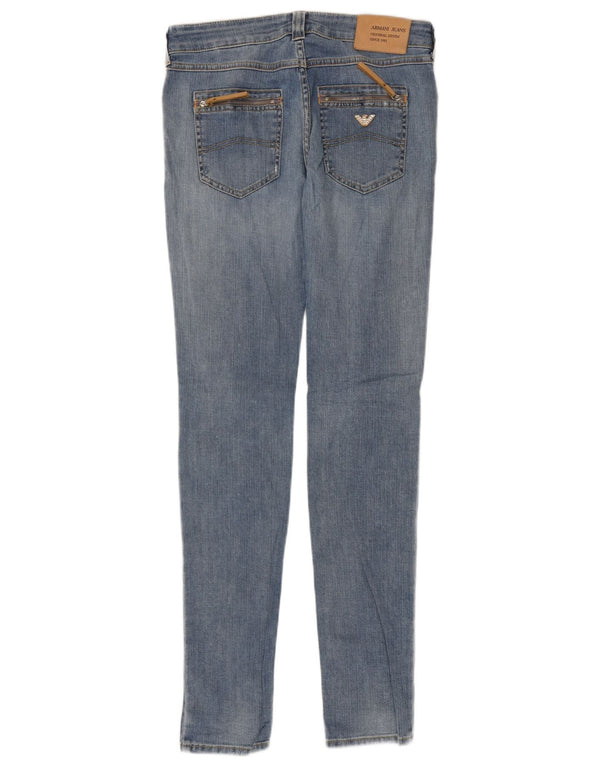 Armani Dame Skinny Jeans W27 L34 Blå Bomuld