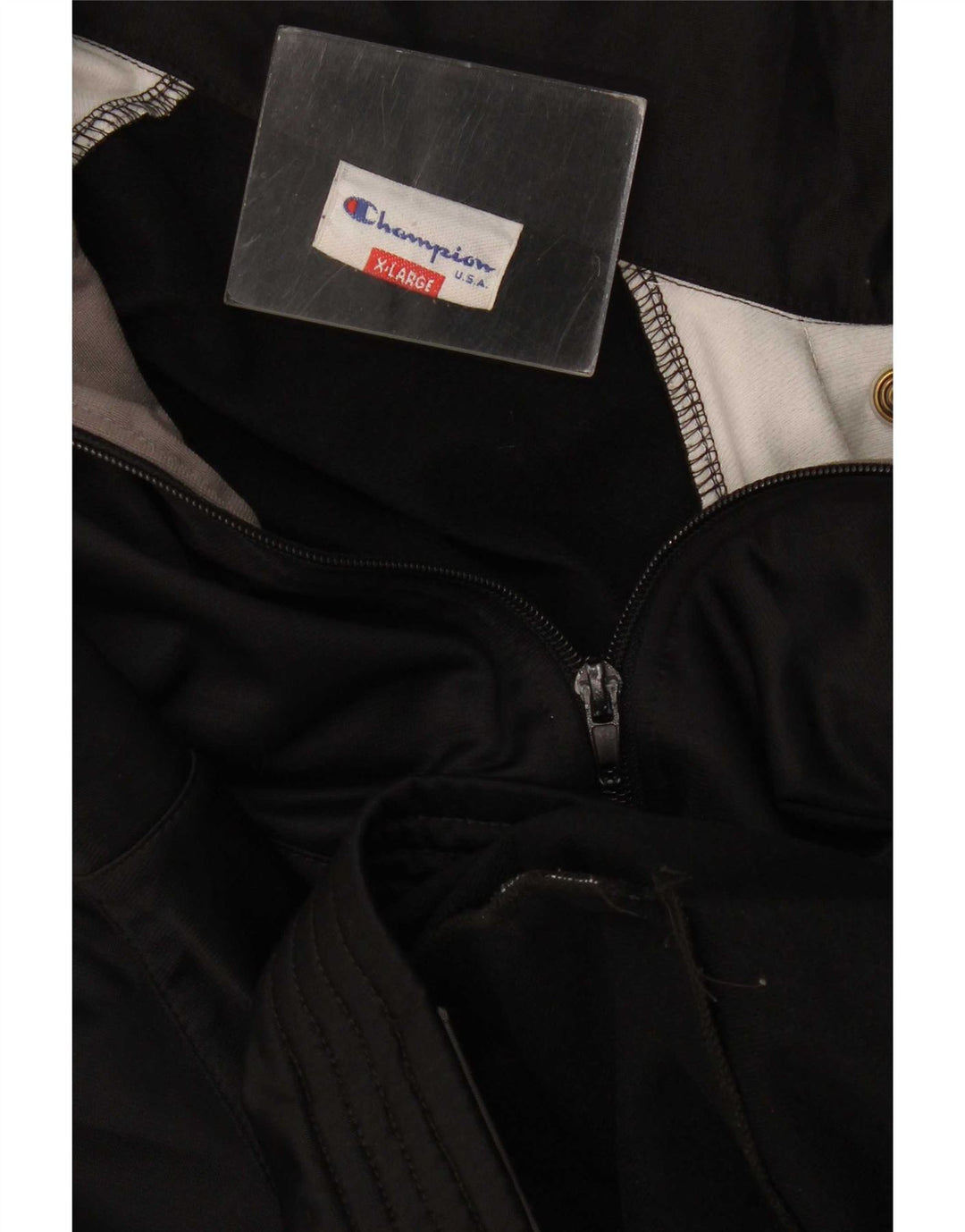 Champion Herre grafisk træningsdragt Topjakke XL Sort Colourblock