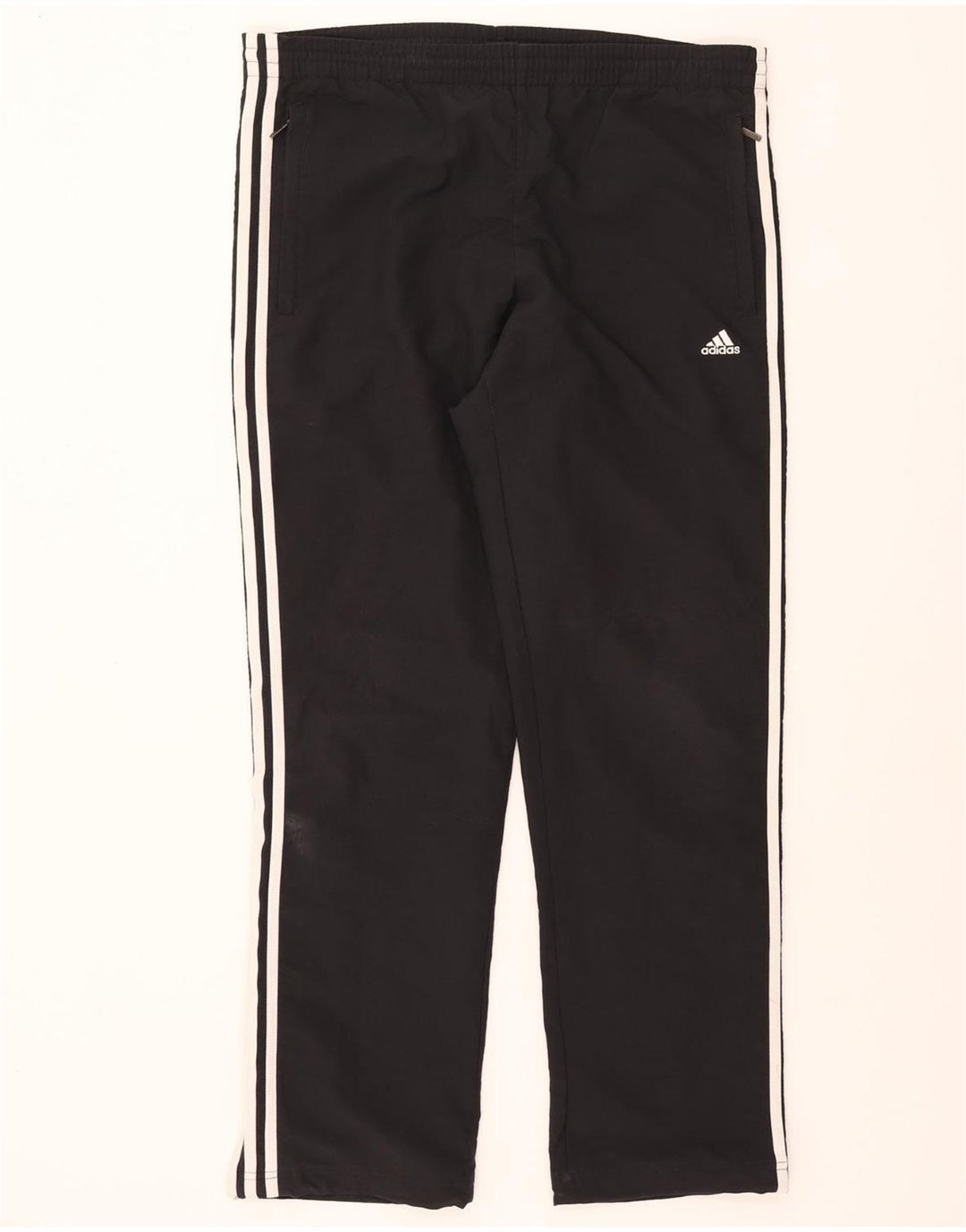 ADIDAS Mens Tracksuit Trousers UK 38/40 Medium  Black Polyester Vintage Adidas and Second-Hand Adidas from Messina Hembry 
