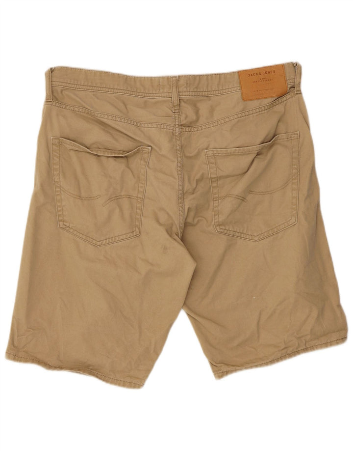 Jack & Jones Herre Casual Shorts Large W36 Beige Bomuld