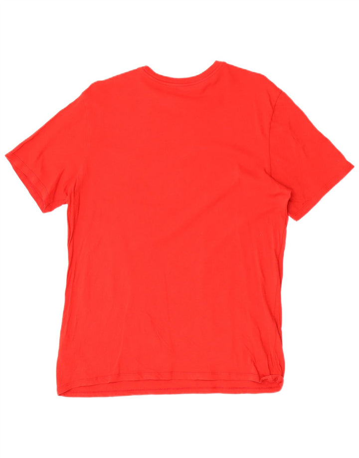Nike T-shirt i atletisk snit til mænd, stor rød bomuld