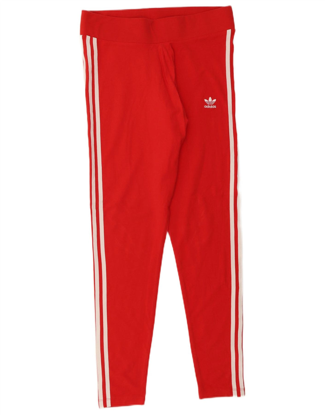 ADIDAS Dame Leggings UK 16 Large Red Bomuld