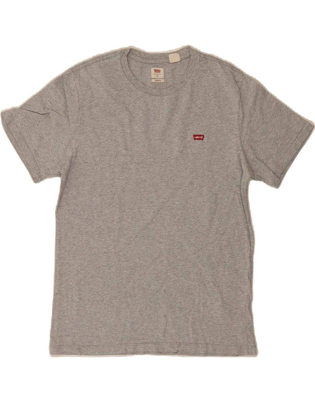 LEVI'S Mens Standard Fit T-Shirt Top Medium Grey Cotton Vintage Levi's and Second-Hand Levi's from Messina Hembry 