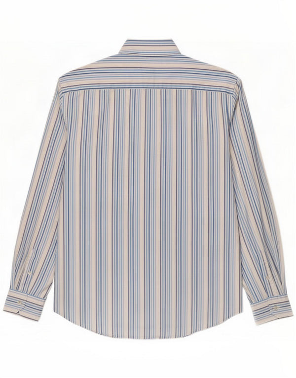 Harmont & Blaine Herre Narrow Fit skjorte 2XL Blå Stribet