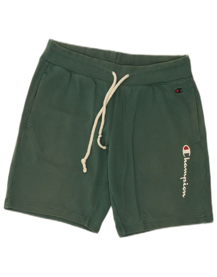 Champion Herre grafiske sportsshorts Small Green