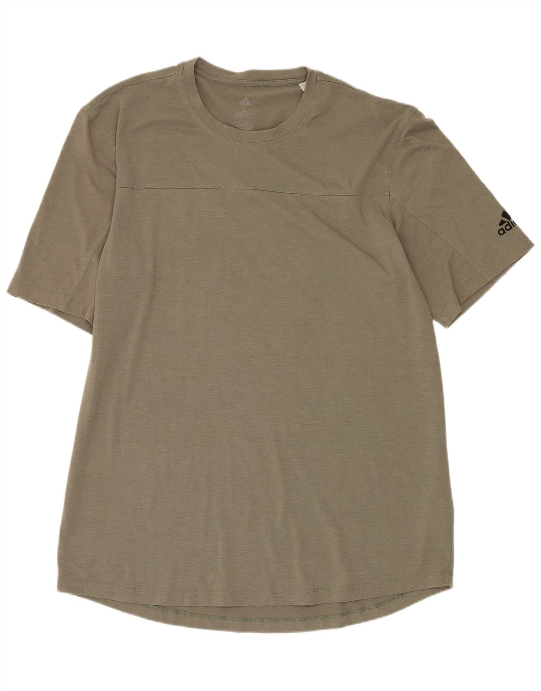 Adidas Herre Aeroready T-Shirt Top Stor Khaki Polyester