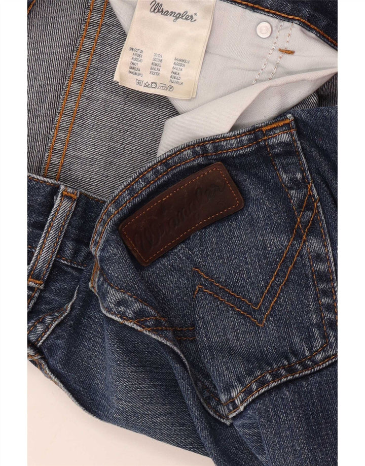 Wrangler Herre Texas Straight Jeans W38 L32 Blå Bomuld