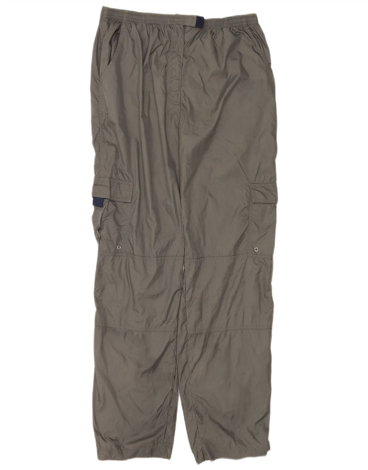 Champion Dame Straight Cargo Bukser Large W32 L30 Grå Polyamid