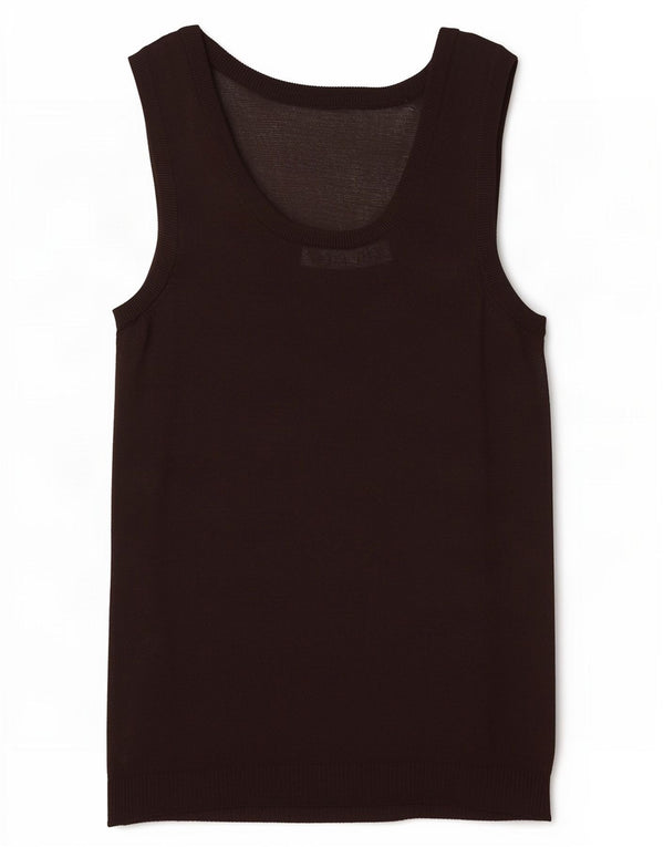 Zara Damevest Top UK 8 Small Brown Viscose