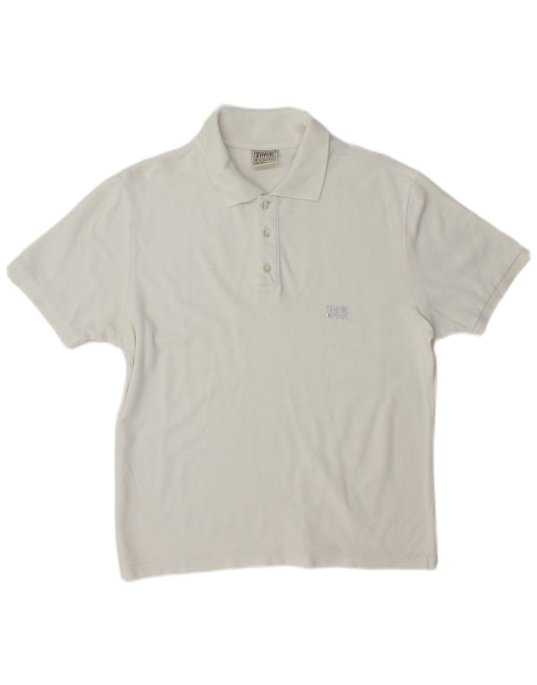 Tænk Pink Herre Polo Shirt Lille Hvid