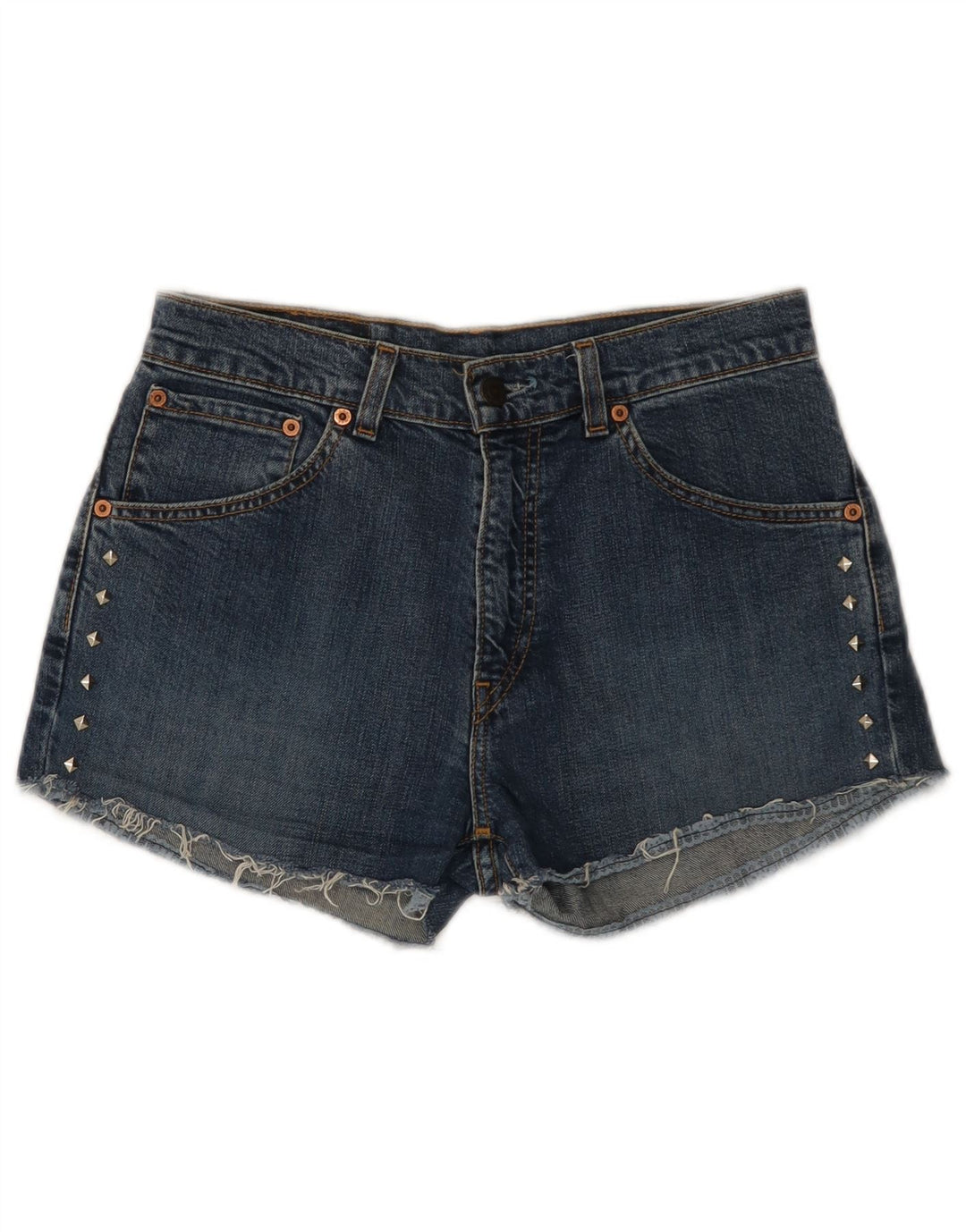 Levi's Womens 525 denimshorts W30 Medium Blue Bomuld