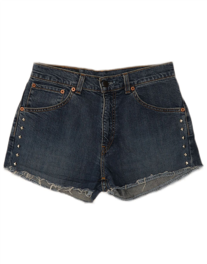 Levi's Womens 525 denimshorts W30 Medium Blue Bomuld