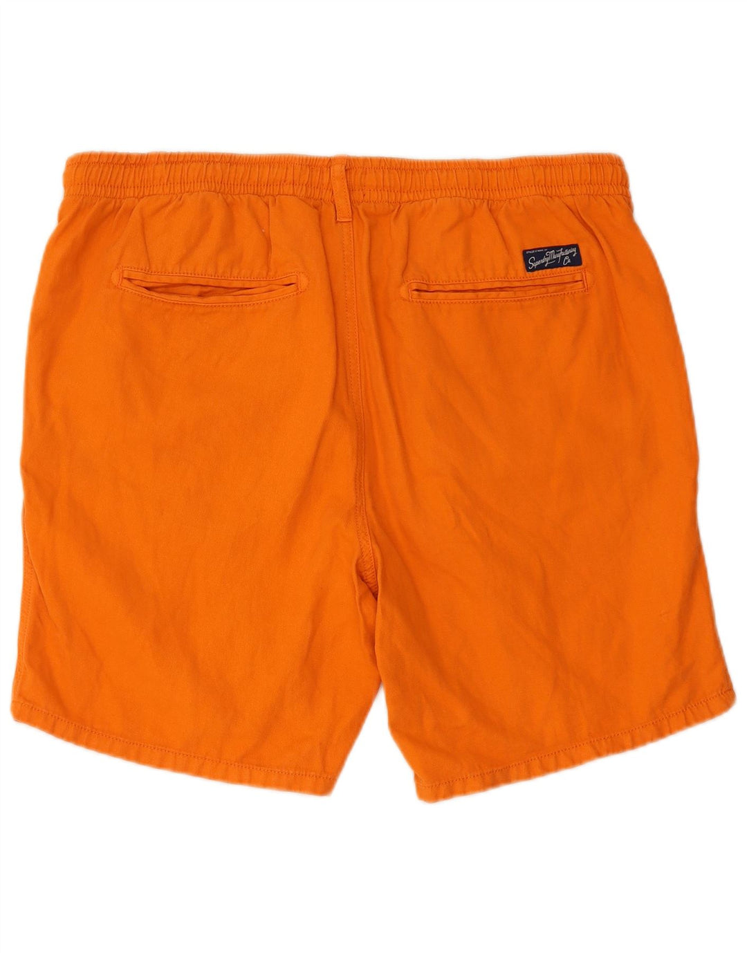 SUPERDRY Casual Shorts til mænd XL W38 Orange Bomuld