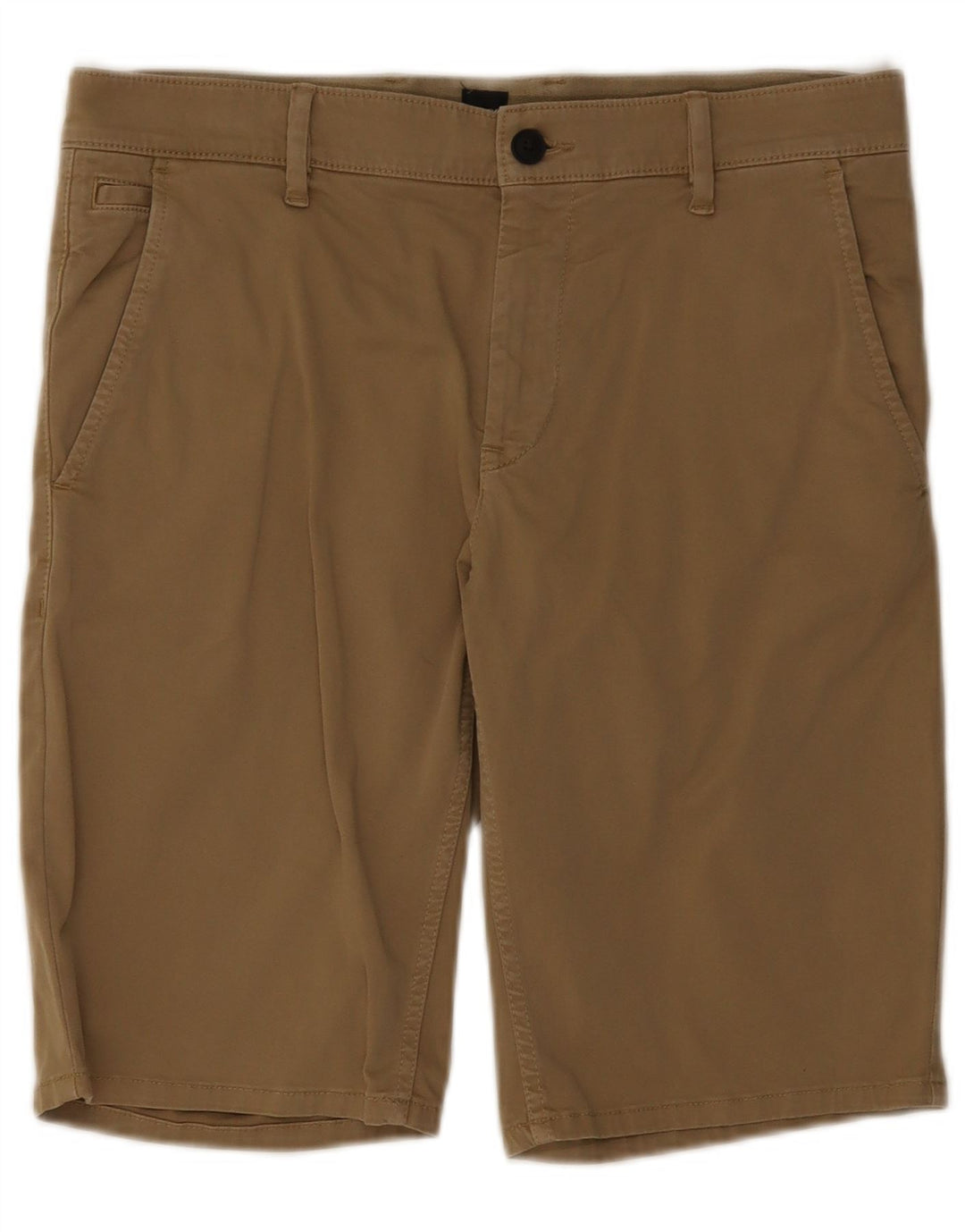 Hugo Boss Herre Chino Shorts W32 Medium Brun Bomuld
