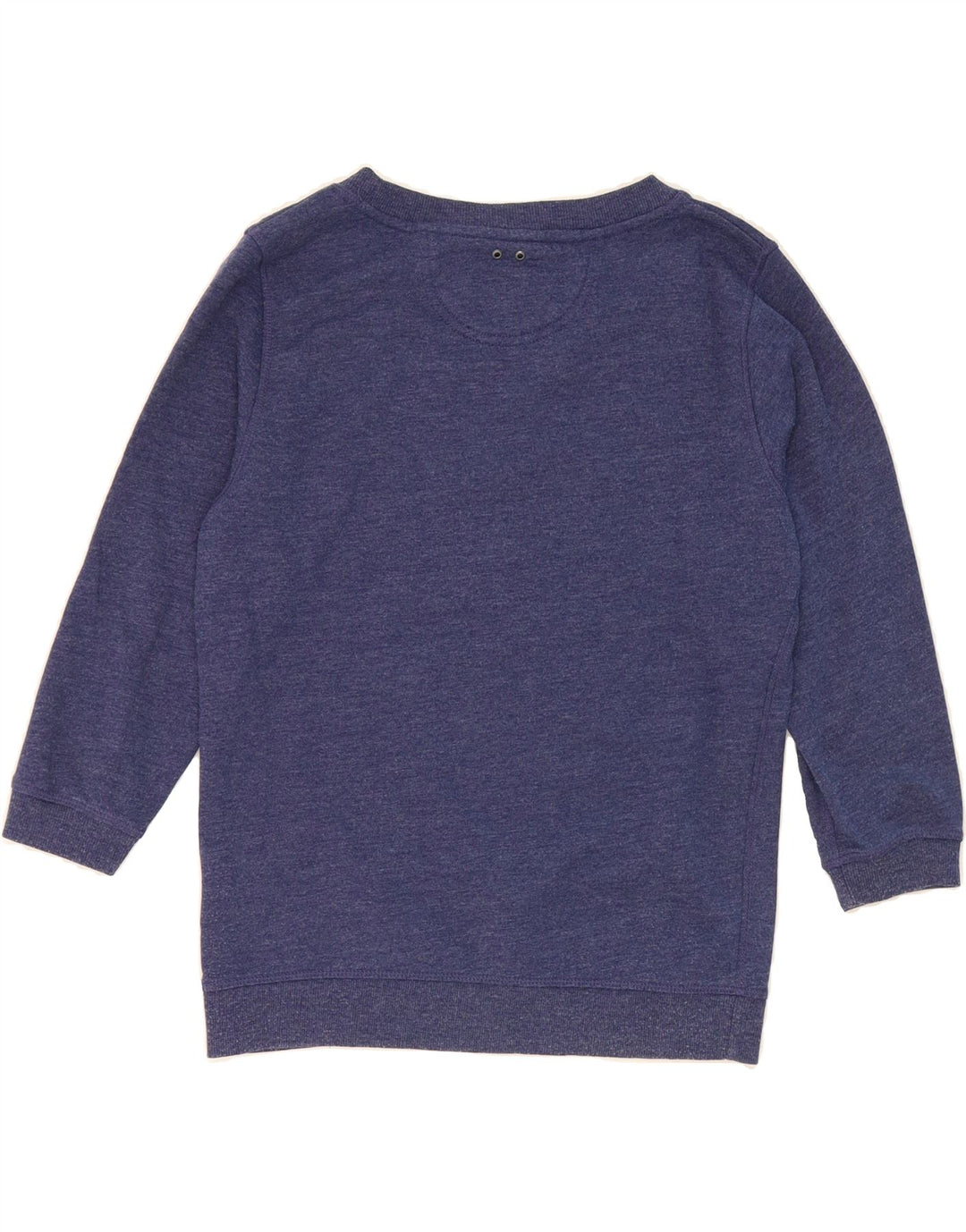 CONVERSE Womens Graphic 3/4 Sleeve Sweatshirt Jumper UK 10 Small Navy Blue Vintage Converse and Second-Hand Converse from Messina Hembry 