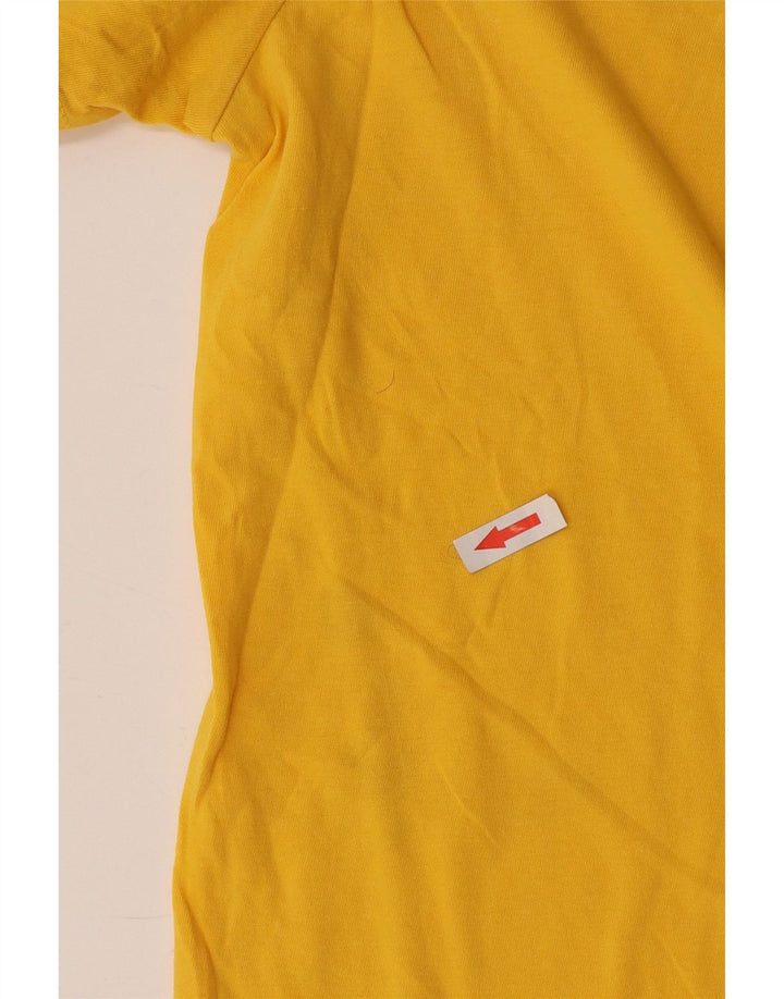 Champion Herre Grafisk T-Shirt Top Medium Gul