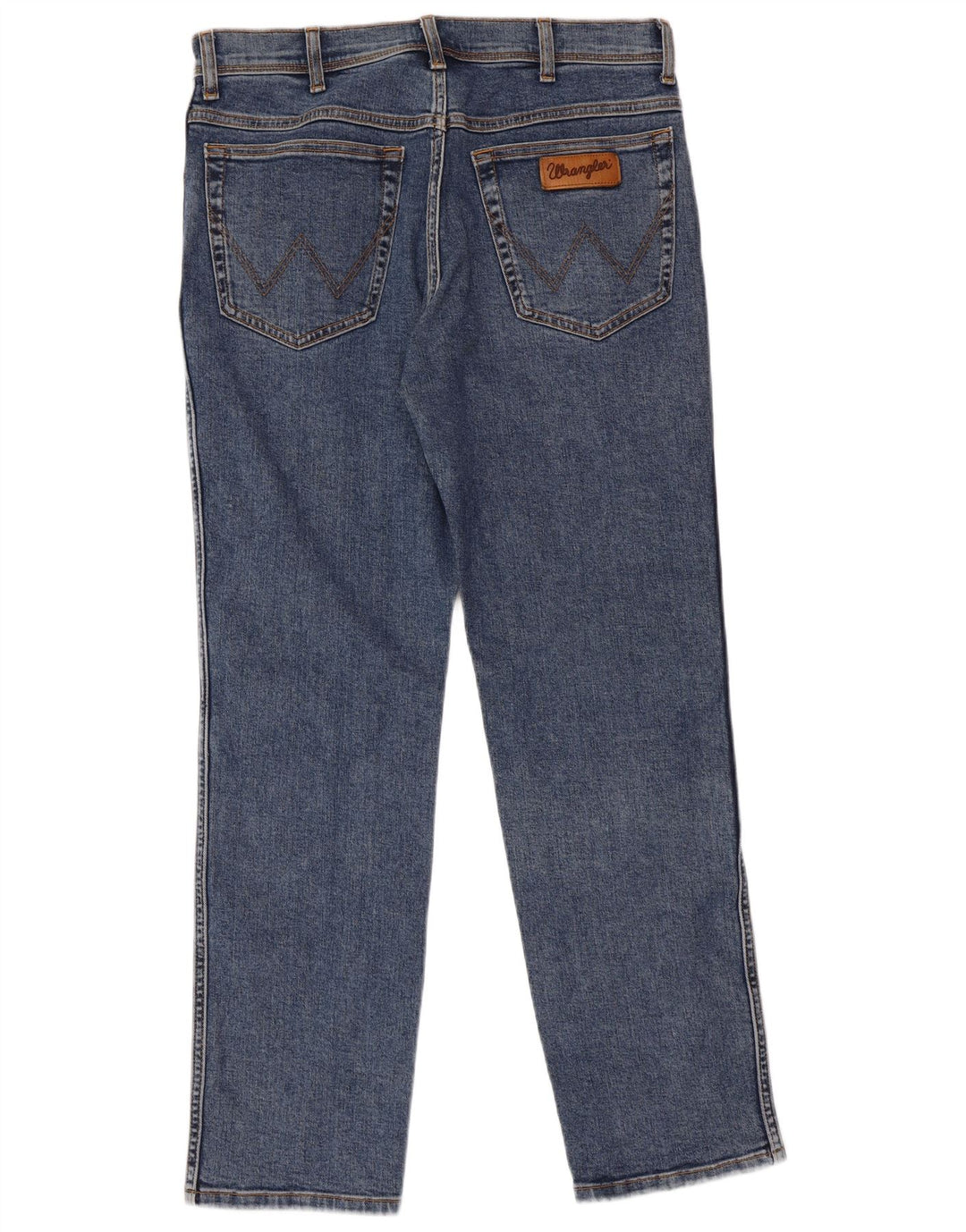 WRANGLER Herre Texas Slim Jeans W34 L30 Blå Bomuld