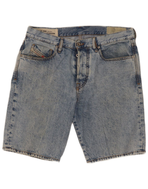 Diesel Herre D-Mirk Slim Denim Shorts W32 Medium Blue Cotton