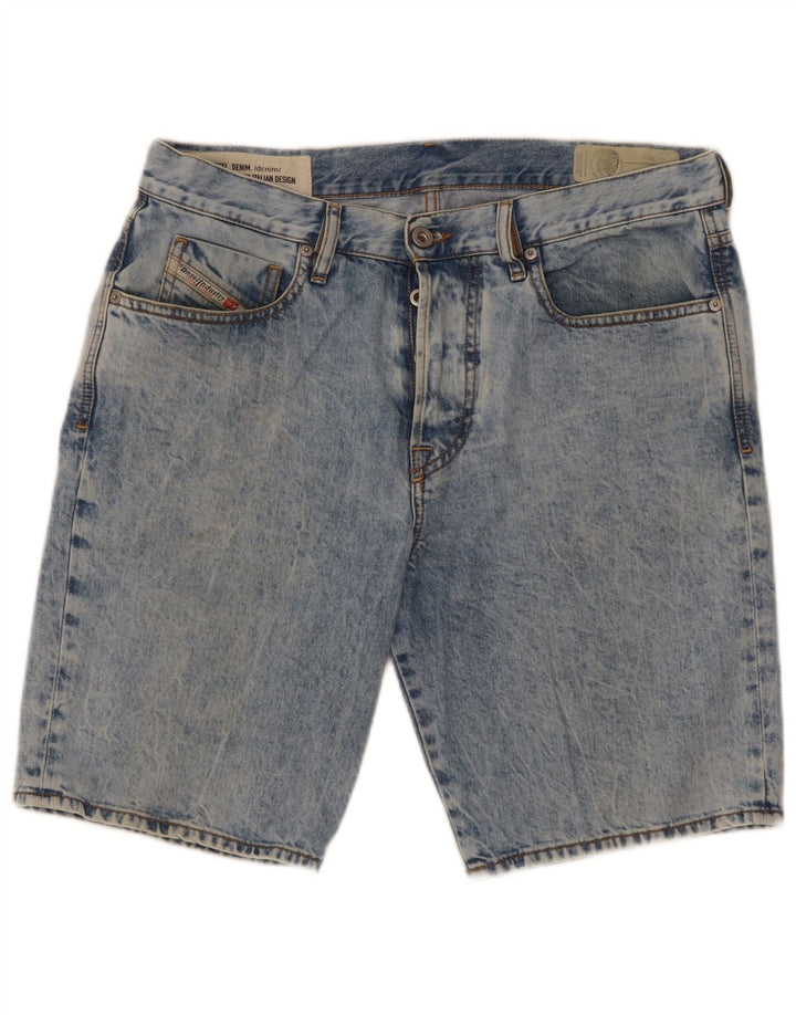 Diesel Herre D-Mirk Slim Denim Shorts W32 Medium Blue Cotton